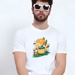 KaamBhari Graphic Printed Round Neck Pure Cotton T-shirt-picture-20