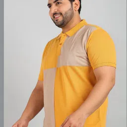 METRONAUT PLUS Colourblocked Polo Collar Short Slevees T-shirt image 2