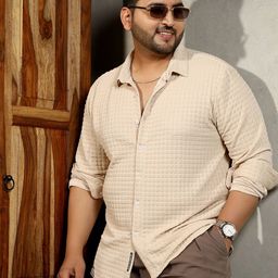 Instafab Plus Men Comfort Opaque Casual Shirt-picture-7