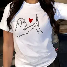 StyleCast Women Graphic Printed Round Neck T-shirt-image-37