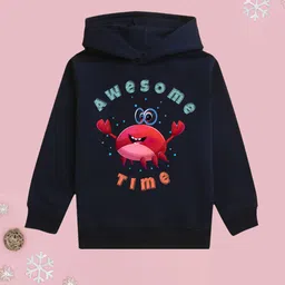 NUSYL Girls Printed Hooded Sweatshirt-picture-21