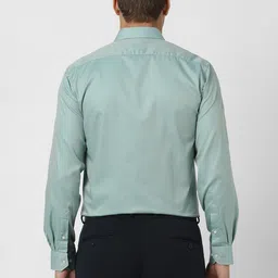 Van Heusen Men Spread Collar Textured Cotton Casual Shirt image 4