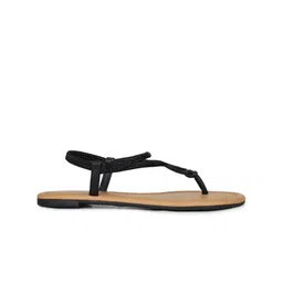 Inc 5 Women Textured T-Strap Flats image 3