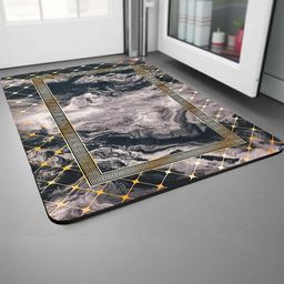 IVAZA Black 2300 GSM Silicone Bath Rugs-picture-10