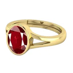 RSPR 11.25 Ratti Natural Ruby Manik Gemstone Stone Studded Ring-picture-34