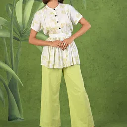 AC&F Printed Frock Style Tunic & Trousers Co-Ord Set-picture-33