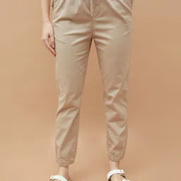 Fame Forever by Lifestyle Women Slim Fit Mid-Rise Cotton Trousers-image-59