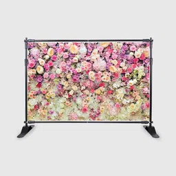 Backdropon Pink Spring Roses Flowers Wall Photography Design Backdrop Festive Decor image 3