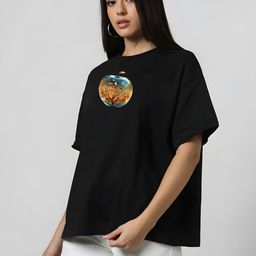 Moda Rapido Women Drop-Shoulder Sleeves T-shirt-picture-38