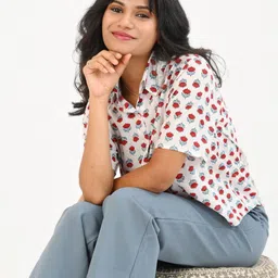 30 Looks Women Shirt Collar Cotton Shirt Style Top image 3