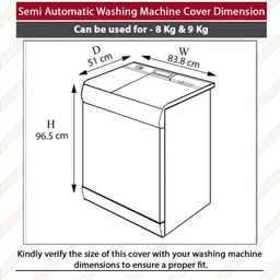 The Furnishing Tree Printed Washing Machine Cover image 4