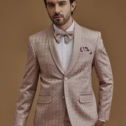 Neumen  Self-Design Single-Breasted Two Piece Suits-picture-11