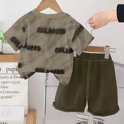 INCLUD Boys Printed T-shirt with Shorts image 3