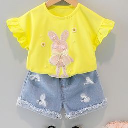 LULU & SKY Girls Top with Shorts-picture-26