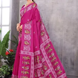 priyashi Ethnic Motifs Art Silk Designer Saree image 5