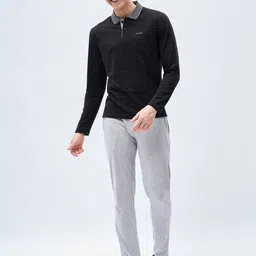 Sweet Dreams Men Solid Shirt Collar Night suit-image-65