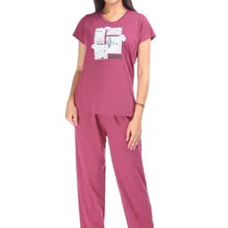 E-MAX Women Printed Night suit-image-80