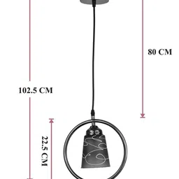 SOMIL Printed Glass Cylinder Ceiling Lamps image 3