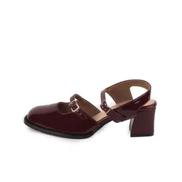 ODETTE PU Block Pumps image 5