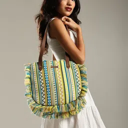 ENSAC Women Colourblocked Structured Handheld Bag-image-43
