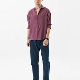 Snitch Regular Fit Self Design Shirt image 3