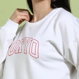 SAFFE Women Printed Sweatshirt image 5