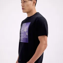 Pepe Jeans Men Biker Printed Pure Cotton Pockets Slim Fit T-shirt image 5