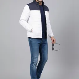 Adobe Men Colourblocked Lightweight Puffer Jacket image 5