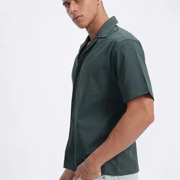 glitchez Relaxed Drip Printed Bowling Shirt image 2