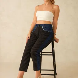 Virgio Women Sunny Cotton Trousers-image-30