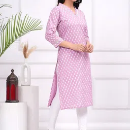 ANTU KURTIES Women Ethnic Motifs Printed Thread Work Kurta image 3