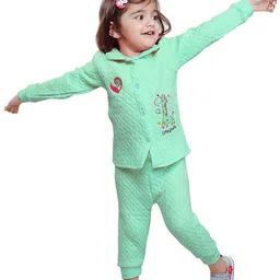 BAESD Kids Pure Cotton Shirt Collar Top & Bottom-picture-39