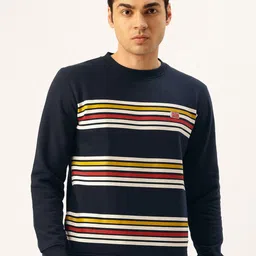 Peter England Striped Sweatshirt-picture-25