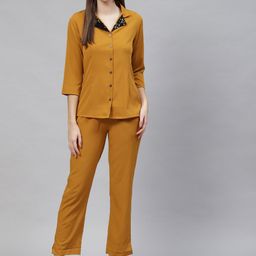 Cottinfab Women Sequined Shirt With Trousers-picture-16