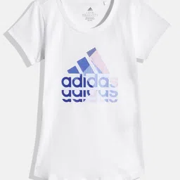 ADIDAS Kids Brand Logo Print Pure Cotton T-shirt-picture-42