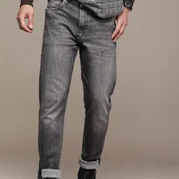 Calvin Klein Jeans Men Grey Tapered Fit Light Fade Stretchable Jeans-picture-28