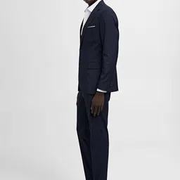 MANGO MAN Checked Slim Fit Formal Trousers image 2