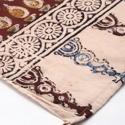 Taavi Paisley Printed Cotton Kalamkari Dupatta image 3