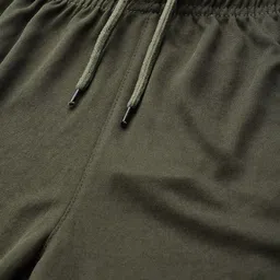 Alcis Men Olive Green Solid Slim Fit Running Sports Shorts image 5