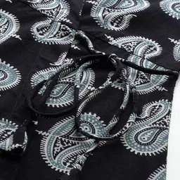 FERANOID Paisley Printed Pure Cotton Angrakha Kurti image 2