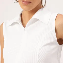 DressBerry Rib Knits Shirt-Style Top image 2