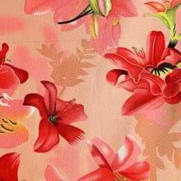 Cortina Floral Printed Single Long Door Curtain image 4