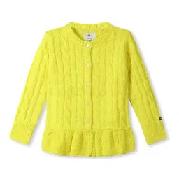 Cherry Crumble By Nitt Hyman Kids Yellow Special Weaves Sweater-picture-24