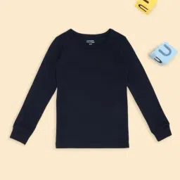 Pantaloons Junior Boys Black Iris Textured Thermal T-Shirt-image-54