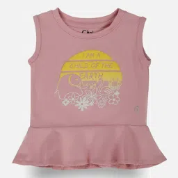 Gini & Jony Girls Pink Graphic Knits Top image 1