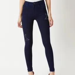 Miss Chase Navy Embellished Jeans image 1