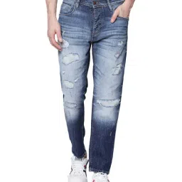 Antony Morato Blue Distressed Jeans-image-72