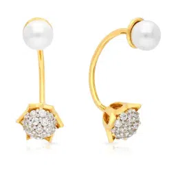 Malabar Gold and Diamonds 22k Gold Earrings for Women-picture-18