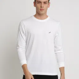 Crocodile White Cotton Regular Fit T-Shirt-picture-14