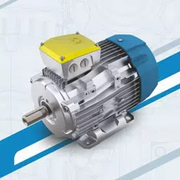 Rotomotive Three Phase Crane Duty Induction Motor Foot Mounted 6 Pole 2 HP Power, CRATDC90L-6 image 3